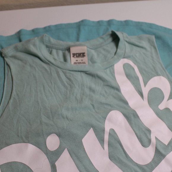PINK  tank top teal hombre - Picture 6 of 6